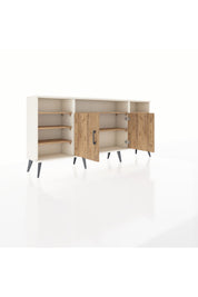Arges Konsol 8 Raflı 2 Kapaklı 176x30x83 - S148M042V03A