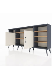 Arges Konsol 8 Raflı 2 Kapaklı 176x30x83 - S148M042V15A