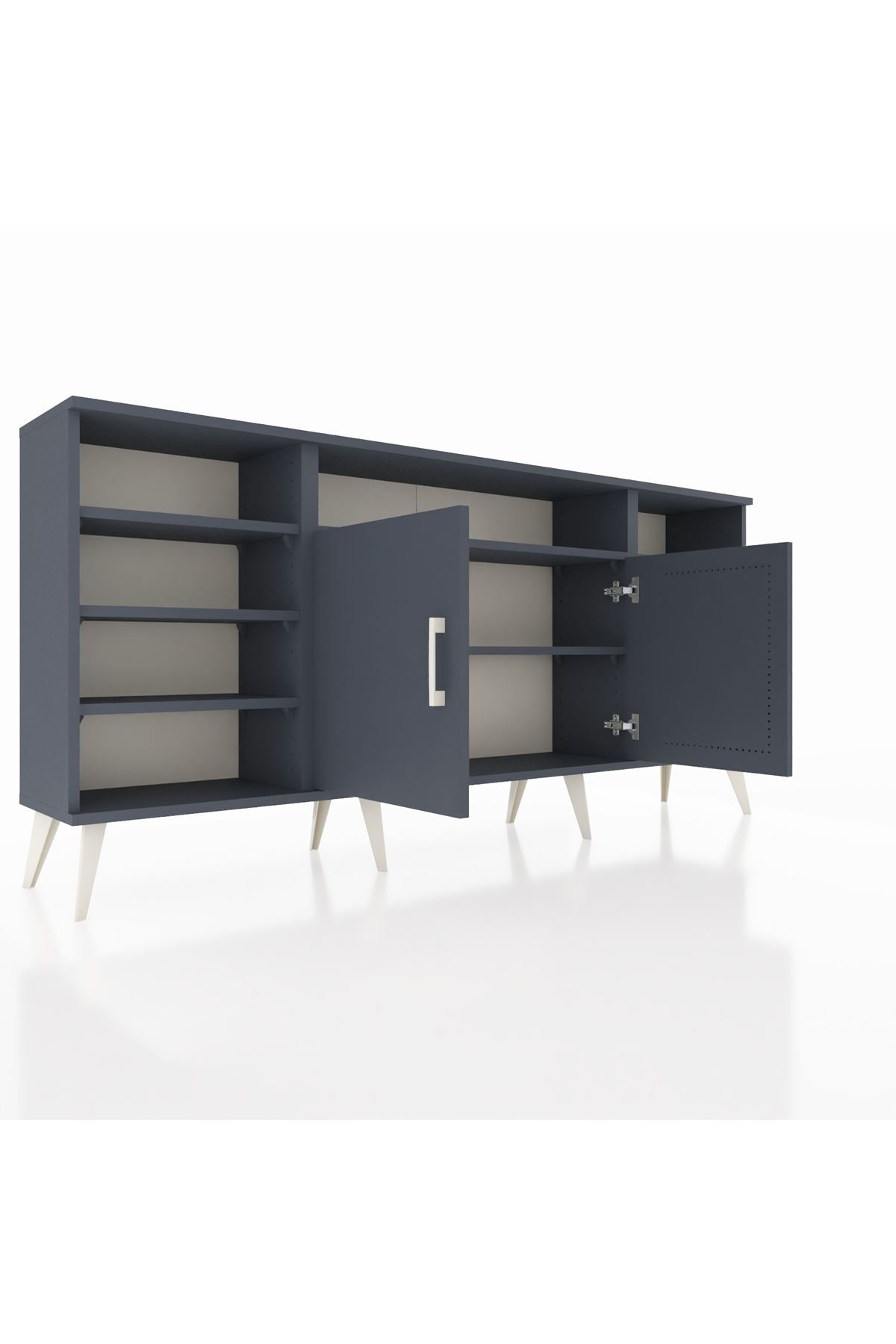 Arges Konsol 8 Raflı 2 Kapaklı 176x30x83 - S148M042V17A