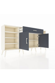 Arges Konsol 7 Raflı Tek Çekmeceli 2 Kapaklı 176x30x83 - S148M043V08A