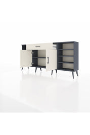 Arges Konsol 7 Raflı Tek Çekmeceli 2 Kapaklı 176x30x83 - S148M043V13A