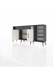 Arges Konsol 7 Raflı Tek Çekmeceli 2 Kapaklı 176x30x83 - S148M043V14A