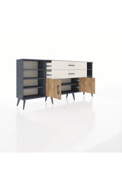 Arges Konsol 7 Raflı 2 Çekmeceli 2 Kapaklı 176x30x83 - S148M044V10A