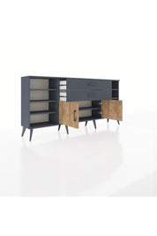 Arges Konsol 7 Raflı 2 Çekmeceli 2 Kapaklı 176x30x83 - S148M044V11A