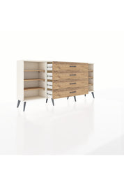 Arges Konsol 6 Raflı 4 Çekmeceli 176x30x83 - S148M045V03A