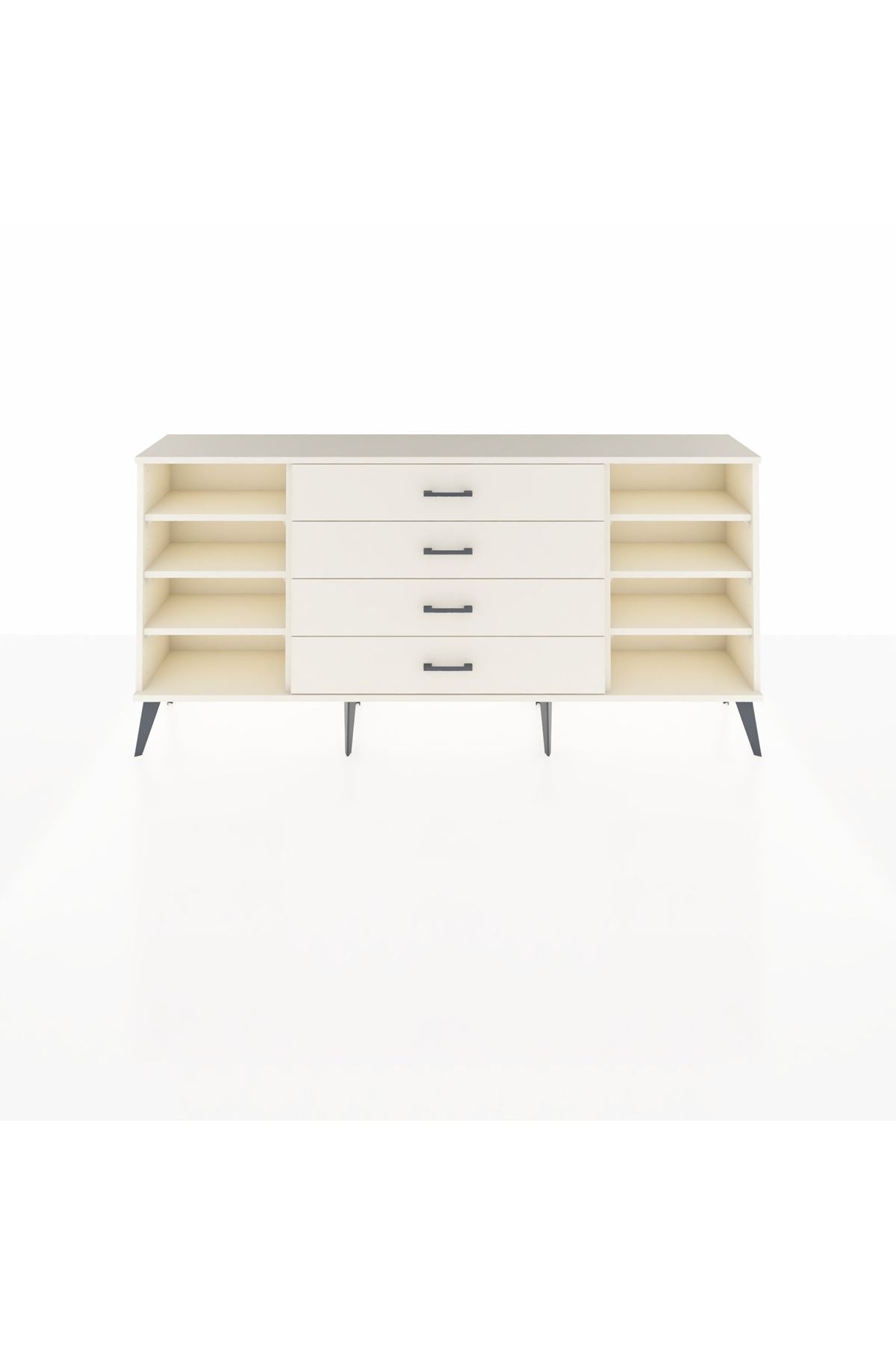 Arges Konsol 6 Raflı 4 Çekmeceli 176x30x83 - S148M045V04A