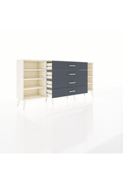 Arges Konsol 6 Raflı 4 Çekmeceli 176x30x83 - S148M045V05A