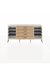 Arges Konsol 6 Raflı 4 Çekmeceli 176x30x83 - S148M045V09A