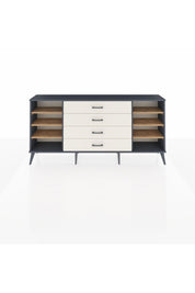 Arges Konsol 6 Raflı 4 Çekmeceli 176x30x83 - S148M045V10A