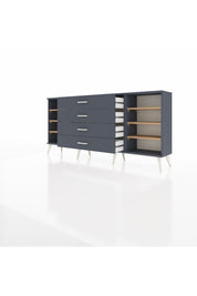 Arges Konsol 6 Raflı 4 Çekmeceli 176x30x83 - S148M045V11A
