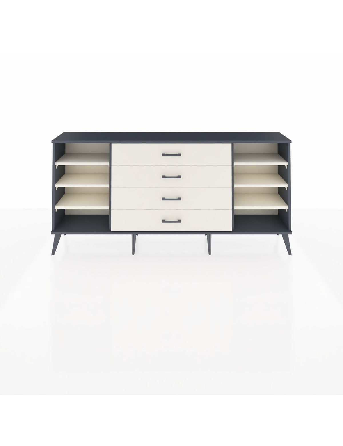 Arges Konsol 6 Raflı 4 Çekmeceli 176x30x83 - S148M045V13A