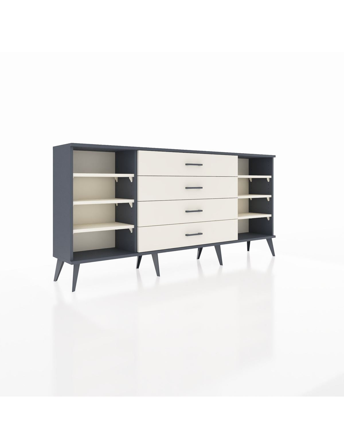 Arges Konsol 6 Raflı 4 Çekmeceli 176x30x83 - S148M045V13A