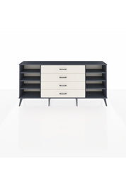 Arges Konsol 6 Raflı 4 Çekmeceli 176x30x83 - S148M045V16A