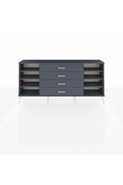 Arges Konsol 6 Raflı 4 Çekmeceli 176x30x83 - S148M045V17A