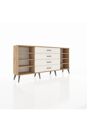 Arges Konsol 6 Raflı 4 Çekmeceli 176x30x83 - S148M045V19A