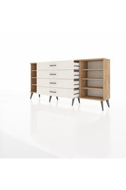 Arges Konsol 6 Raflı 4 Çekmeceli 176x30x83 - S148M045V19A