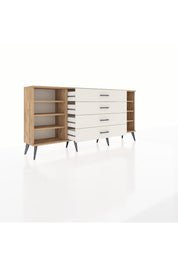 Arges Konsol 6 Raflı 4 Çekmeceli 176x30x83 - S148M045V19A