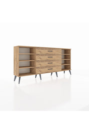 Arges Konsol 6 Raflı 4 Çekmeceli 176x30x83 - S148M045V21A