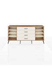 Arges Konsol 6 Raflı 4 Çekmeceli 176x30x83 - S148M045V22A