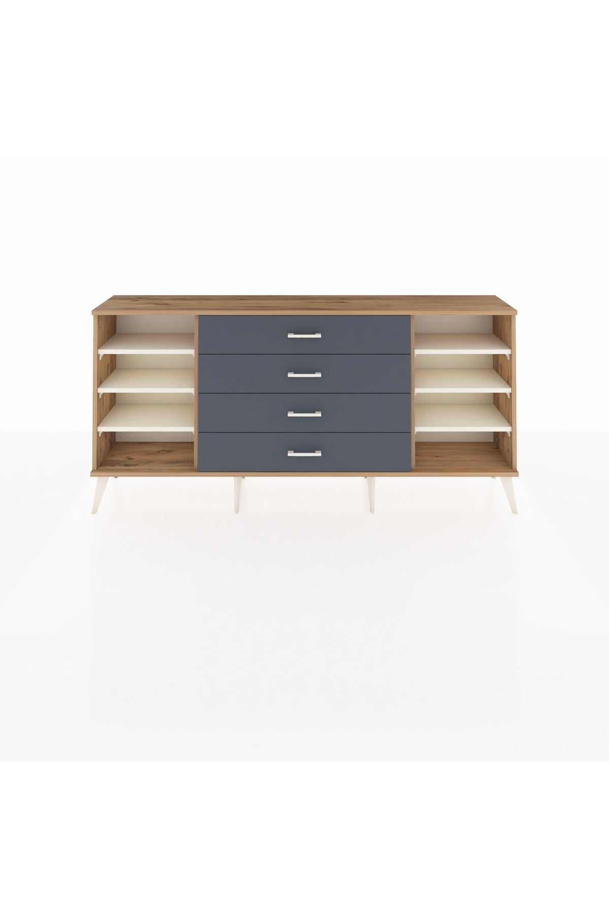 Arges Konsol 6 Raflı 4 Çekmeceli 176x30x83 - S148M045V23A