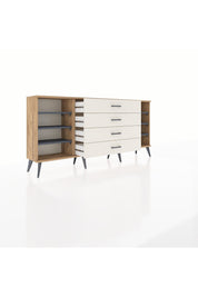 Arges Konsol 6 Raflı 4 Çekmeceli 176x30x83 - S148M045V25A