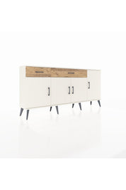 Arges Konsol 5 Raflı 2 Çekmeceli 4 Kapaklı 176x30x83 - S148M046V06A
