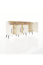 Arges Konsol 5 Raflı 2 Çekmeceli 4 Kapaklı 176x30x83 - S148M046V06A