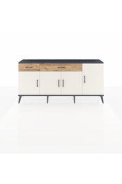 Arges Konsol 5 Raflı 2 Çekmeceli 4 Kapaklı 176x30x83 - S148M046V15A
