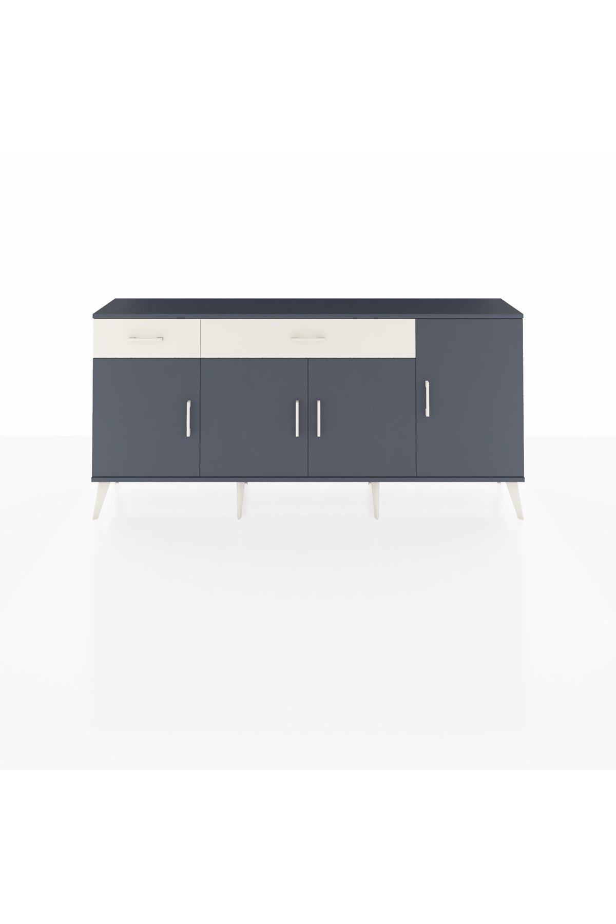 Arges Konsol 5 Raflı 2 Çekmeceli 4 Kapaklı 176x30x83 - S148M046V16A