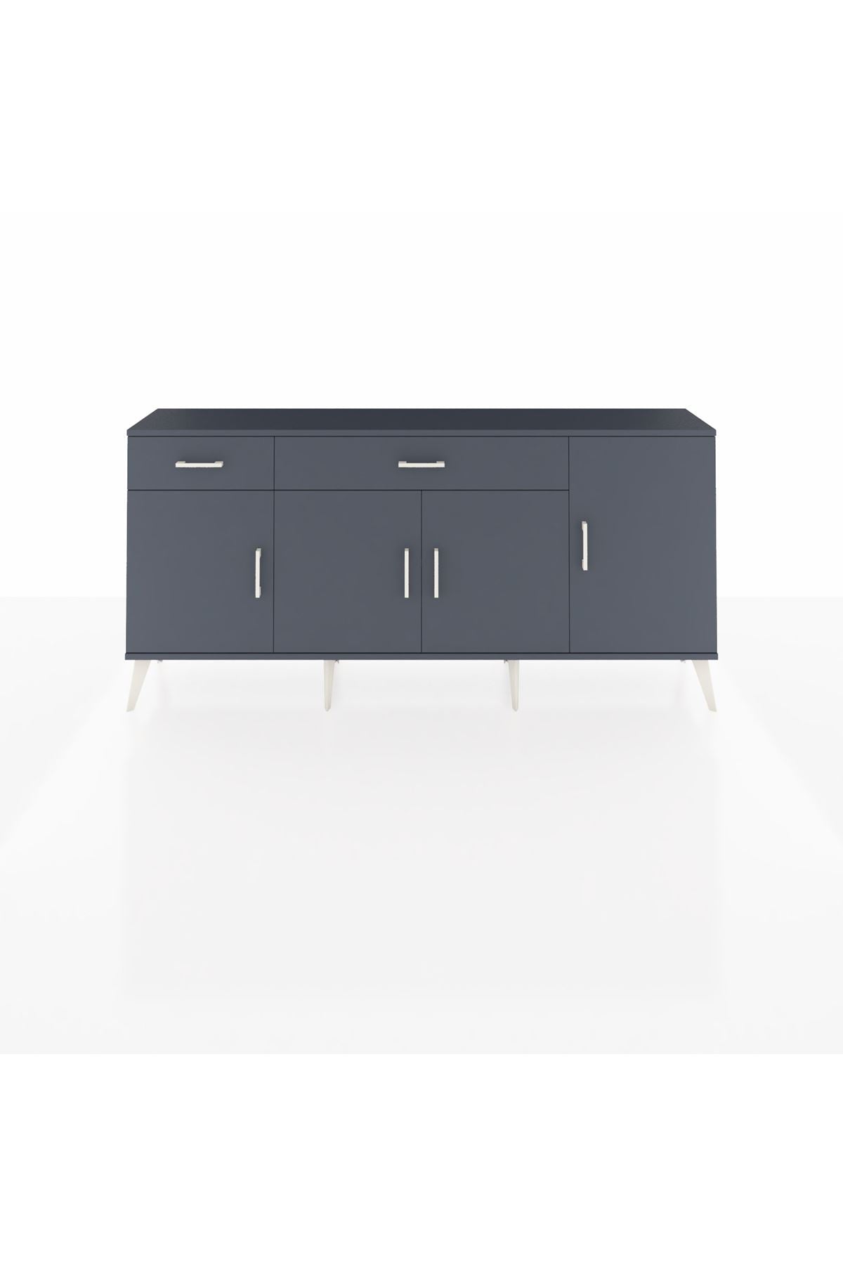 Arges Konsol 5 Raflı 2 Çekmeceli 4 Kapaklı 176x30x83 - S148M046V17A