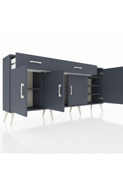 Arges Konsol 5 Raflı 2 Çekmeceli 4 Kapaklı 176x30x83 - S148M046V17A