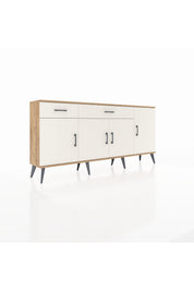 Arges Konsol 5 Raflı 2 Çekmeceli 4 Kapaklı 176x30x83 - S148M046V22A