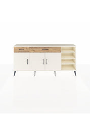 Arges Konsol 5 Raflı 2 Çekmeceli 3 Kapaklı 176x30x83 - S148M047V06A