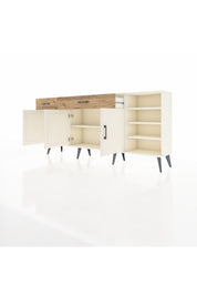 Arges Konsol 5 Raflı 2 Çekmeceli 3 Kapaklı 176x30x83 - S148M047V06A