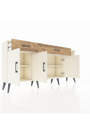 Arges Konsol 5 Raflı 2 Çekmeceli 3 Kapaklı 176x30x83 - S148M047V06A