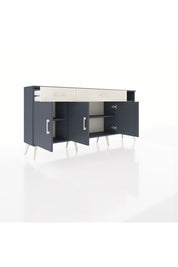 Arges Konsol 5 Raflı 2 Çekmeceli 3 Kapaklı 176x30x83 - S148M047V16A