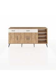 Arges Konsol 5 Raflı 2 Çekmeceli 3 Kapaklı 176x30x83 - S148M047V19A