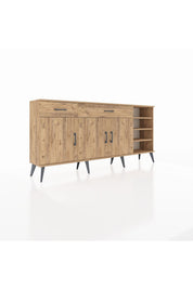 Arges Konsol 5 Raflı 2 Çekmeceli 3 Kapaklı 176x30x83 - S148M047V21A