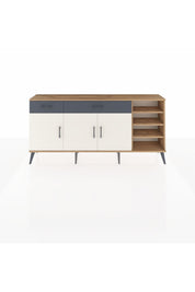 Arges Konsol 5 Raflı 2 Çekmeceli 3 Kapaklı 176x30x83 - S148M047V23A