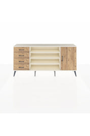 Arges Konsol 6 Raflı 4 Çekmeceli Tek Kapaklı 176x30x83 - S148M048V03A