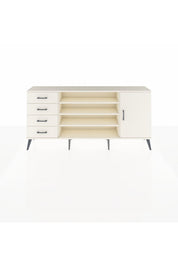 Arges Konsol 6 Raflı 4 Çekmeceli Tek Kapaklı 176x30x83 - S148M048V04A