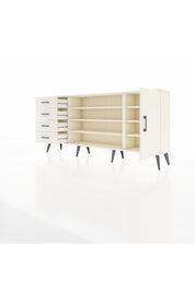 Arges Konsol 6 Raflı 4 Çekmeceli Tek Kapaklı 176x30x83 - S148M048V04A