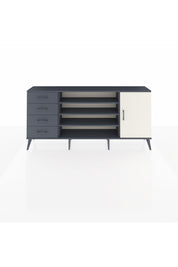 Arges Konsol 6 Raflı 4 Çekmeceli Tek Kapaklı 176x30x83 - S148M048V14A