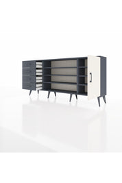 Arges Konsol 6 Raflı 4 Çekmeceli Tek Kapaklı 176x30x83 - S148M048V14A