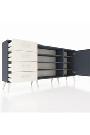 Arges Konsol 6 Raflı 4 Çekmeceli Tek Kapaklı 176x30x83 - S148M048V16A