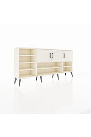 Arges Konsol 9 Raflı 3 Kapaklı 176x30x83 - S148M049V06A