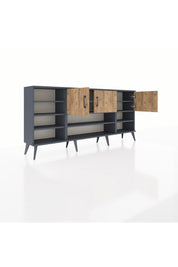 Arges Konsol 9 Raflı 3 Kapaklı 176x30x83 - S148M049V10A