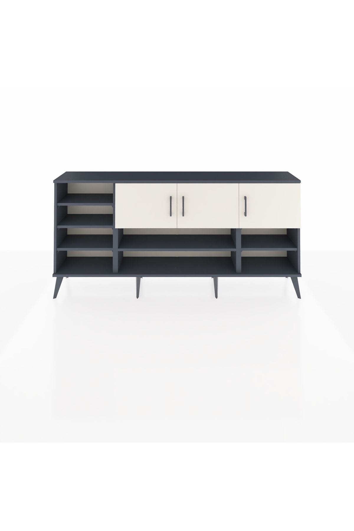 Arges Konsol 9 Raflı 3 Kapaklı 176x30x83 - S148M049V15A