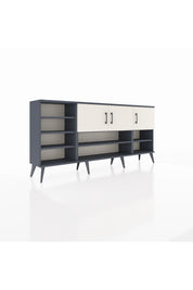 Arges Konsol 9 Raflı 3 Kapaklı 176x30x83 - S148M049V15A