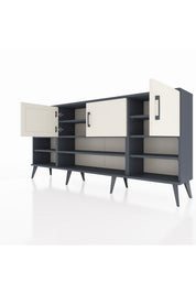 Arges Konsol 9 Raflı 3 Kapaklı 176x30x83 - S148M049V15A